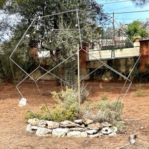 Complete Earth-cloud Orgonic Device with Dodecahedron 280cm